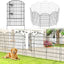 Valla jardín metal 40x28" 5 paneles 11.6pies