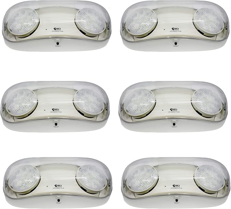 Luz emergencia LED pack 6