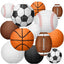13 Linternas Papel Temática Deportiva Fútbol Béisbol Baloncesto