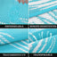 Alfombra impermeable reversible paja plástica para terraza