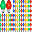 200 Bombillas LED E12 Mini C7 1W para Candelabro Exteriores
