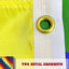 Bandera Wiphala 3x3ft doble cara satén 36x36" decoración
