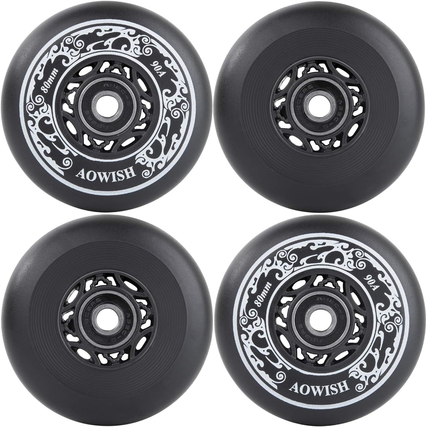 Ruedas Inline Skate Repuesto Hockey ABEC-9 4 Unidades
