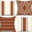 Set 4 fundas almohada 20x20pulg impermeables exteriores