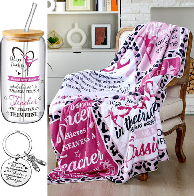 3 Pzas Manta 50x60pulg Llavero Taza Regalo Profesora