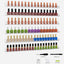Estante pared transparente 30" set 6 organiz. 192 botellas
