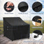 Fundas impermeables para sillas de patio 2 pzas 33x34x31"
