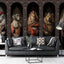 Murales pared animales 3D lona extraíble dormitorio sala
