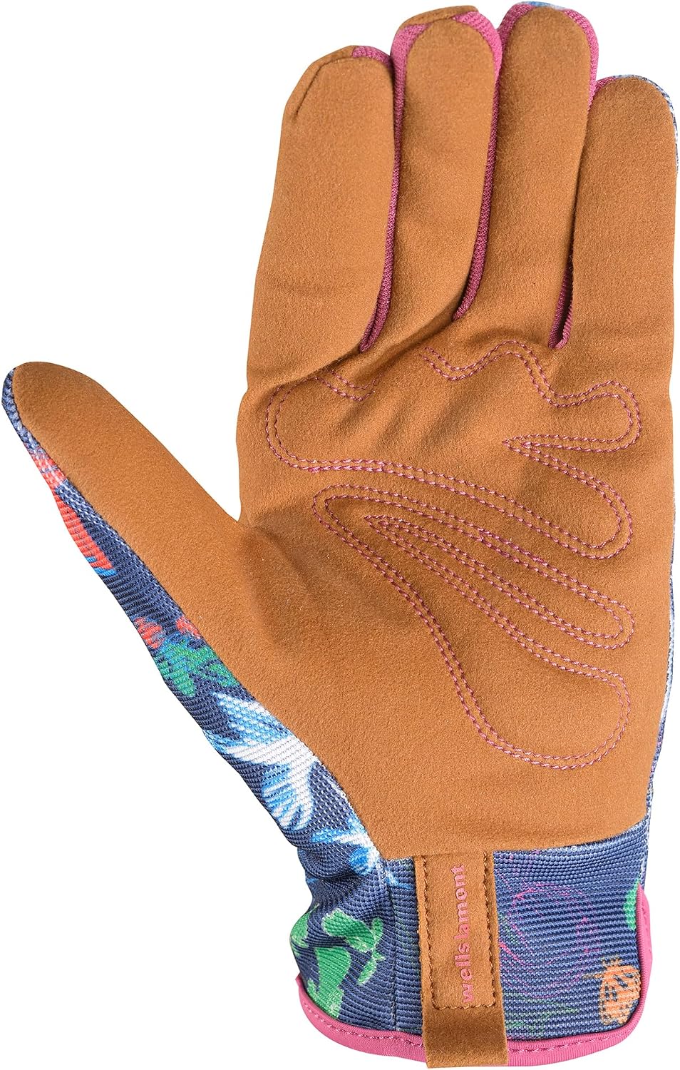 Guantes jardinería mujer estampado azul marino S