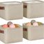 4 Pzas Cubos Almacenamiento Tela Plegables 7.8x6.7"