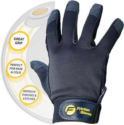 Guantes frisbee con palma y dedos de goma agarre seguro