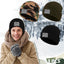 Gorro calavera bandera USA invierno acrílico senderismo