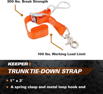 Correa sujeción maleta 1x3 100lb resistencia 300lb