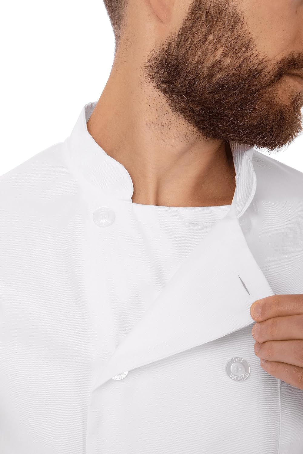 Chaleco Chef Hombre Le Mans de Algodón con Bolsillos
