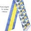 Cinta corona limón azul amarillo para puerta boda