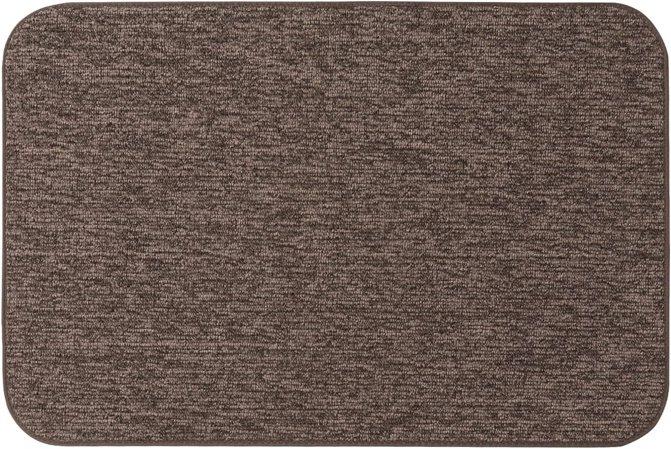 Alfombra antiderrap interior gris guijarro 2x3ft