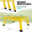 Escalón plegable aluminio 3 niveles antiderrap caravana