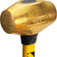 Martillo latón 4lb 14" mango fibra vidrio doble cara