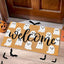 Tapete fibra coco Halloween fantasma antiderrap puerta