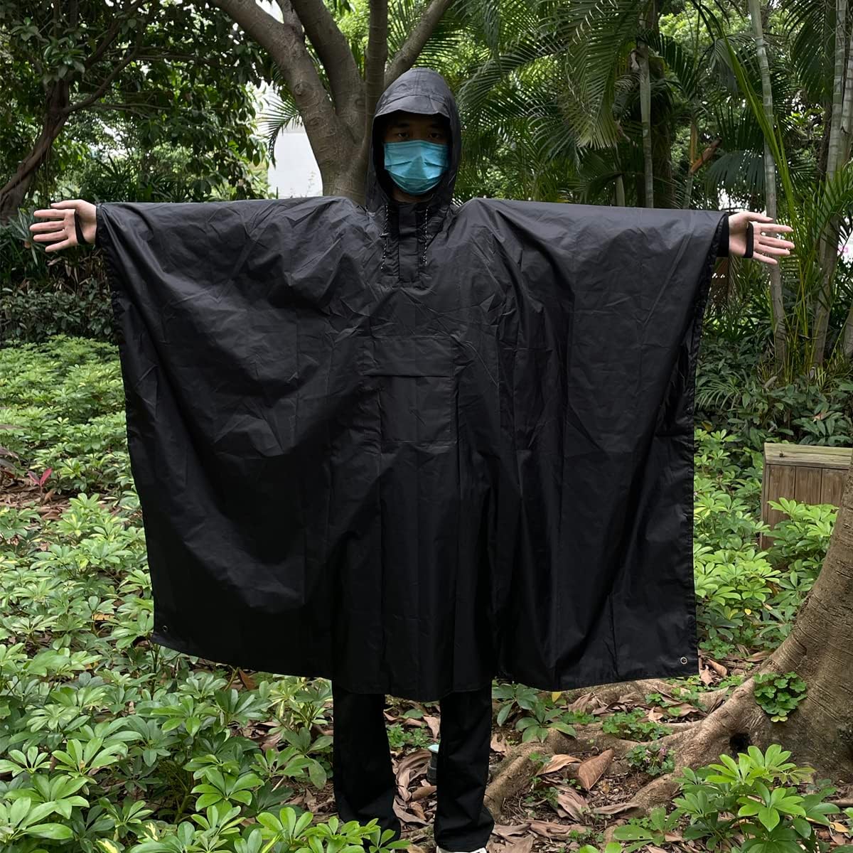 Poncho lluvia impermeable para senderismo y emergencia