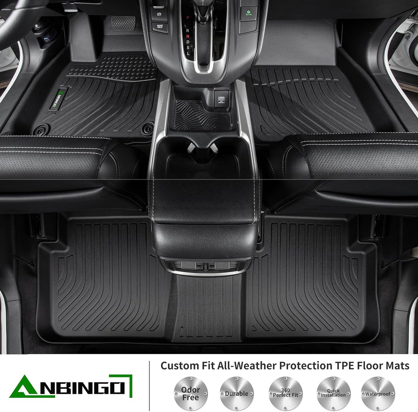 Alfombrillas Ford Escape C-Max 2013-19 termoplástico