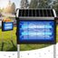 Exterminador solar matamosquitos 4500V cobertura 1/2 acre IPX5