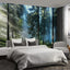 Papel tapiz autoadhesivo paisaje forestal 96x137"