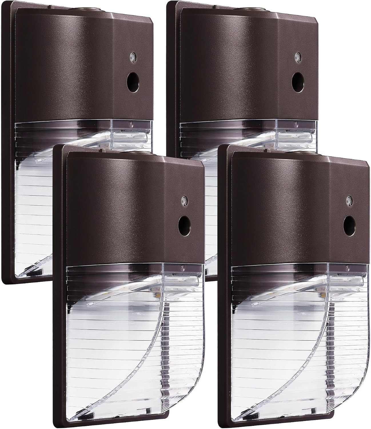 4 Luces LED Pared 26W Sensor Atardecer Amanecer IP65 5000K