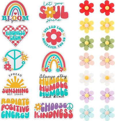 24 Imanes decorativos para niñas escuela refrigerador multicolor