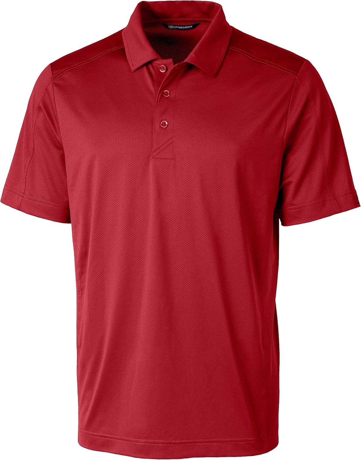 Polo elástico texturizado para hombre