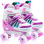 Patines ruedas ajustables con luces para niños