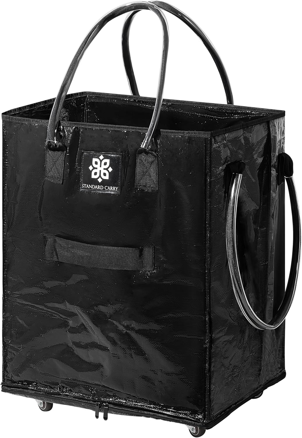Bolsa comestibles reutiliz. con ruedas plegable