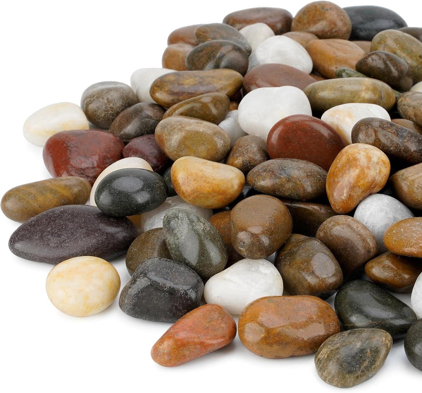 Piedras decorativas acuario 3/8 pulg mixto 10lb