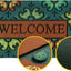 Felpudo bienvenida 18x30" antiderrap goma