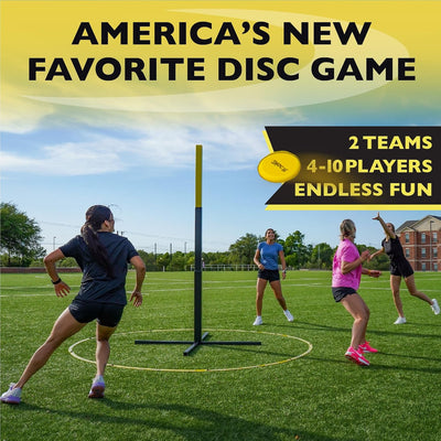 Set Flying Disc para interiores y exteriores rápido y fácil