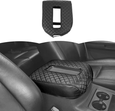 Almohadilla cuero reposabrazos Chevy/GMC 07-13 Negro