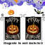 Bandera jardín Halloween Boo gato calabaza 12x18"