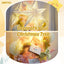 Farol estrella papel 17.7pulg 3uds colgante 3D para boda Navidad