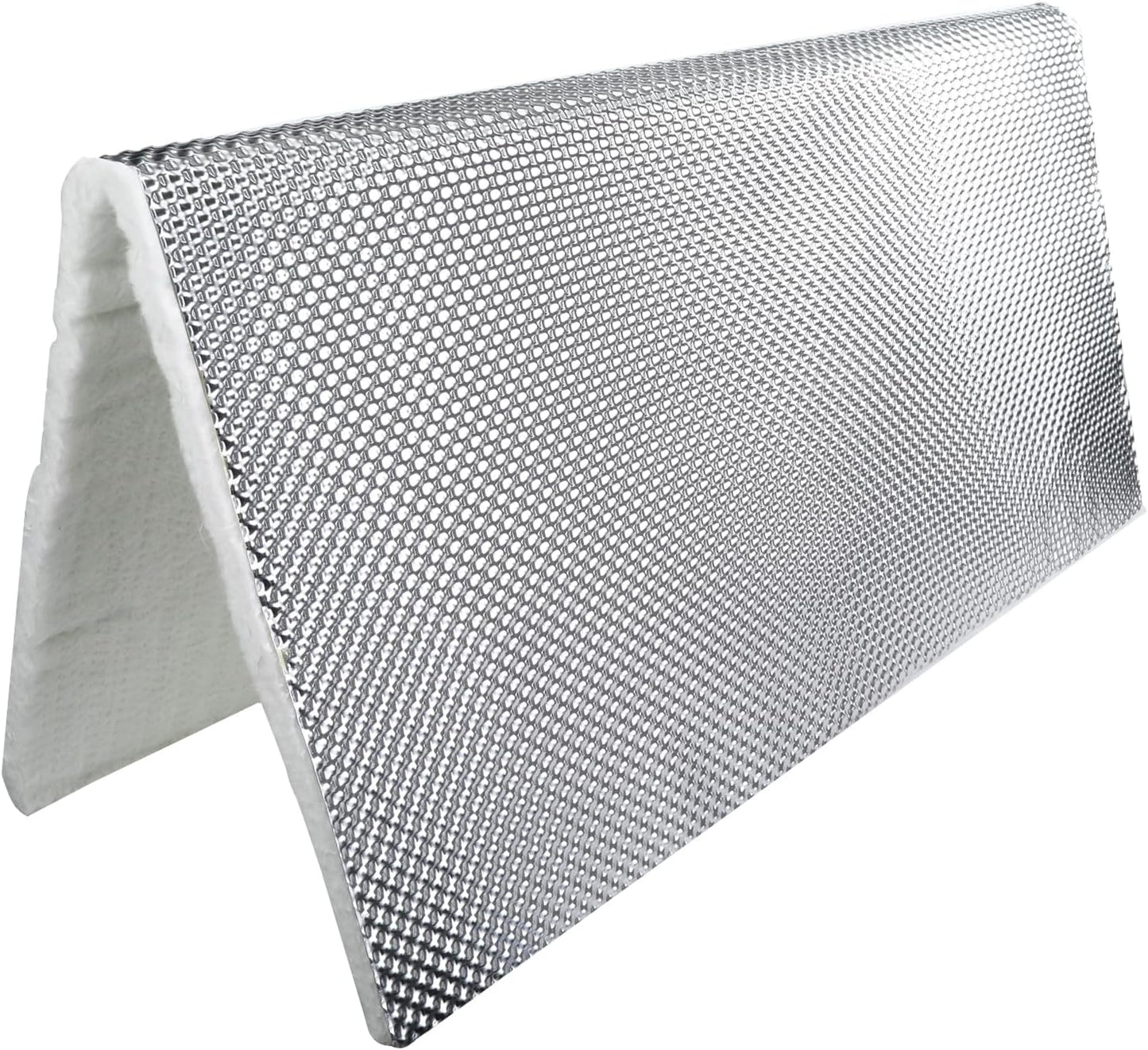 Escudo térmico aluminio 2x2" 1/2" grosor para tubo escape