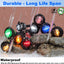 20 Luces LED Ámbar 3/4" Selladas para Remolque 12V