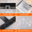 6 Pzas Bolsas Almacenamiento Transparentes con Cremallera