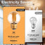 Bombilla LED G16.5 E26 ámbar vintage 6W 2700K
