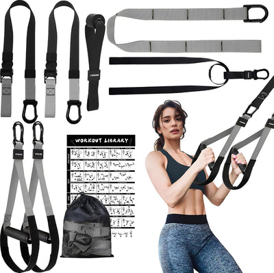 Kit entrenamiento resistencia con correas y bolsa