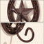 Perchero sombrero vaquero metal rústico 2uds ganchos
