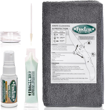 Kit limpieza cuchillos lubricante metal no tóxico