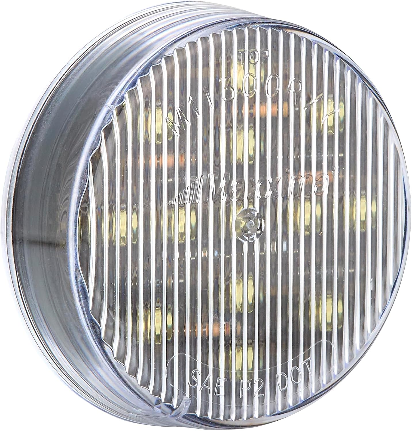 Luz marcador LED claro lente redondo 2-1/2