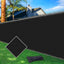 Malla privacidad valla 3x16ft tela resistente negro