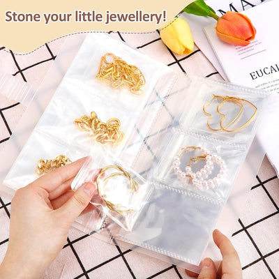200 Bolsas PVC Transparente para Joyas Cierre Autosellado