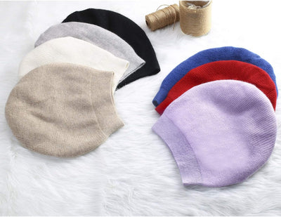 Gorro cachemira mujer gran tamaño caja regalo