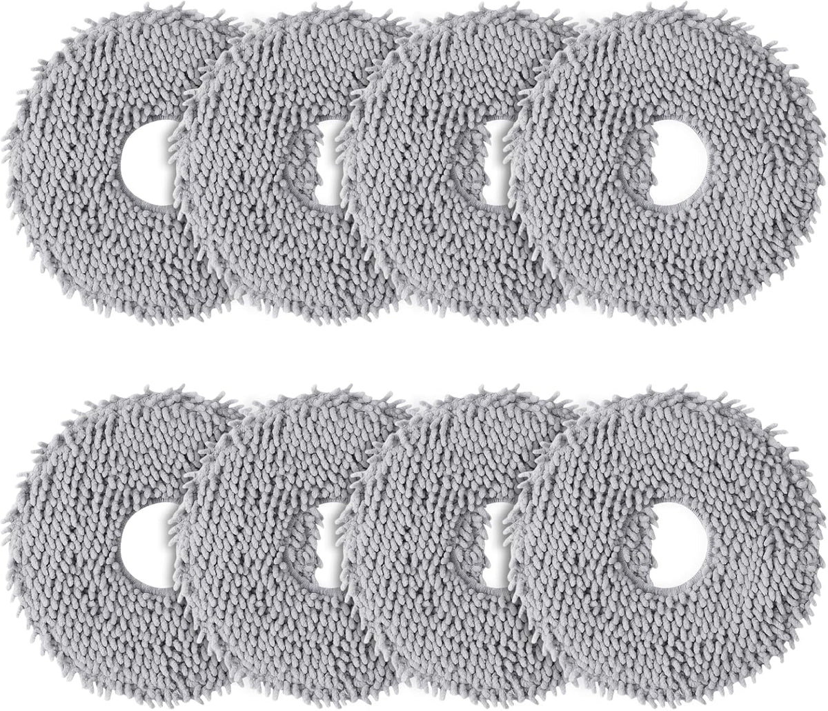 4 Pzas Almohadillas Microfibra para Roborock Saros 10R Qrevo